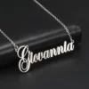collier avec nom personnalisé, ras du cou doré, en acier inoxydable,