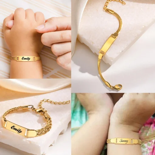 Bracelet personnalisé pour petit garçon et fille – Image 2
