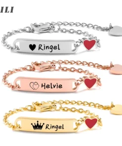 Bracelet personnalisé avec nom de bébé