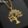 Collier Arbre de Vie personnalisé avec prénoms