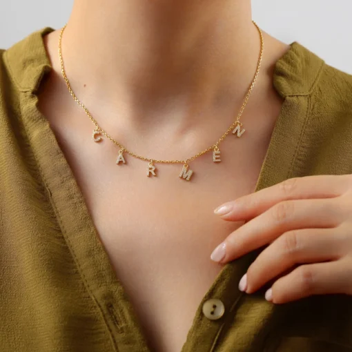 Collier personnalisé en acier inoxydable pour femme – Image 2