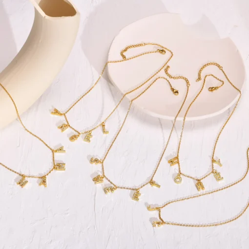 Collier personnalisé en acier inoxydable pour femme – Image 5