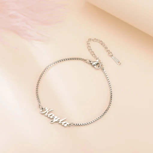 Bracelet avec nom personnalisé pour femmes et filles, – Image 5
