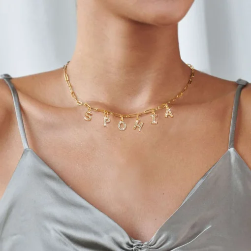 Collier personnalisé en acier inoxydable pour femme – Image 3