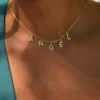 Collier personnalisé en acier inoxydable pour femme