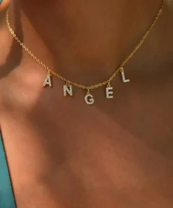 Collier personnalisé en acier inoxydable pour femme