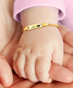 Bracelets personnalisés avec nom de bébé